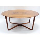 A mid 20th Century teak coffee table,