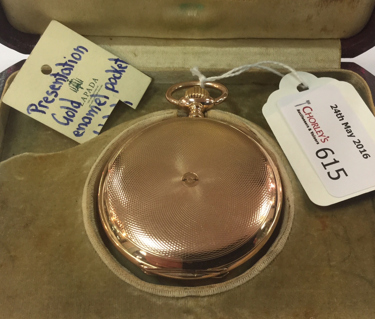 A Russian 14ct gold and enamelled Faber Type hunter pocket watch, - Image 2 of 8