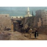 Richard Beavis (British 1824-1896)/Cairo/signed/oil on canvas,