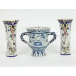 A late Delft loving cup,