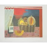 Mary Fedden RA (British 1915-2012) /Red Sunset/signed and numbered 302/500/lithograph, 20cm x 40cm,