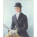 K Williams/Portrait of a Lady in Riding Habit/signed and dated 1965/oil on canvas,