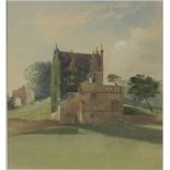 Mid/late 19th Century English School/Three Views of Chipping Campden, Gloucestershire/watercolours,