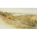 C Woodman/Kentish Landscape/signed/label verso/watercolour,