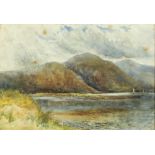 G H Hilton (British 19th Century)/Mountain View/signed/watercolour,