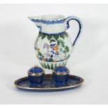 A Prattware jug, circa 1800,