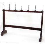 A mid 19th Century mahogany hat stand,