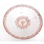 A Hispano-Moresque lustre ware dish of circular form,