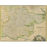 Thomas Kitchin (British 1718-1784)/Map of Essex/21cm x 27cm