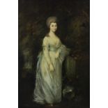 19th Century English School/Duchess of Devonshire/oil on canvas, 76.