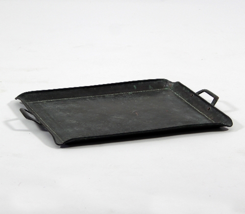 Manner of John Pearson, a copper two-handled tray, 50. - Image 2 of 2