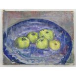 Barbara Dorf (1933-2016)/Still Life with Bowl of Apples/oil on canvas, 30.