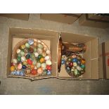 Onyx eggs etc (2 boxes).