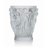 A Bacchantes Vase, No. 997
designed 1927, executed post-war, clear and frosted
9 5/8 in. (24.5