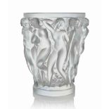 A Bacchantes Vase, No. 997
designed 1927, executed post-war, clear and frosted
9 5/8 in. (24.5