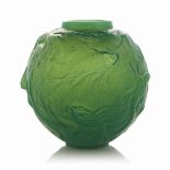 A Formose Vase, No. 934
designed 1924, cased jade green
6 7/8 in. (17.5 cm.) high
engraved R.