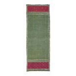 TWO PATOLAS GUJARAT, NORTH WEST INDIA, CIRCA 1800 Of rectangular form, with plain green field and
