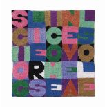 Alighiero Boetti (1940-1994) Sciogliersi Come Neve al Sole (To Melt Like Snow in the Sun) signed '