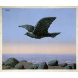 René Magritte. Lidole. Farblithographie nach einem Gemälde. 1965. 39,8 : 48,0 cm (72,3 : 53,4
