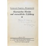 Heinrich Vogeler. Kosmisches Werden und menschliche Erfüllung. Hamburg, Kommunistischer Kulturverlag