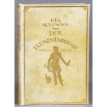 Emil Preetorius - E. T. A. Hoffmann. Der Elementargeist. Eine Erzählung. München, Hesperos 1919. Mit