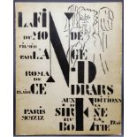Fernand Léger - Blaise Cendrars. La fin du monde, filmée par lAnge N.-D. Roman. Compositions en