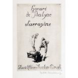 Avalun-Drucke - Honoré de Balzac. Sarrasine. Wien und Leipzig, Avalun 1922. Mit acht blattgroßen