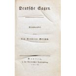 [Jacob und Wilhelm] Grimm. Deutsche Sagen. Herausgegeben von den Brüdern Grimm. [Erster und] Zweiter