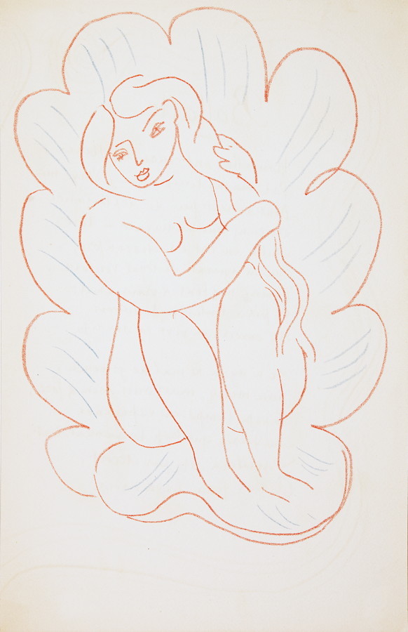 Henri Matisse - Poèmes de Charles dOrleans manuscrits et illustrés par Henri Matisse. Paris, - Image 2 of 4