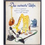Walter Trier - Erich Kästner. Das verhexte Telefon. Ein Bilderbuch. Berlin, Williams & Co. 1931. Mit
