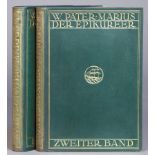 Insel Verlag - Walter Pater. Marius der Epikureer. Erster [und] Zweiter Band. [Leipzig], Insel 1908.