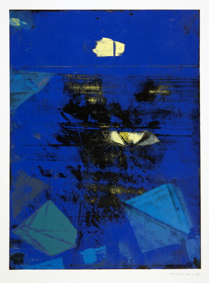 Max Ernst. Nocturne. Farbserigraphie. 1973. 33,4 : 24,5 cm (51,0 : 41,0 cm). Signiert.