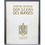 Stefan George. Der Stern des Bundes. Berlin, Georg Bondi 1914. Originalleinenband; Deckelvignette,