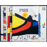 Joan Miró - Derrière le miroir. Acht Hefte der Reihe. Paris, Maeght 19481973. Mit zusammen 43