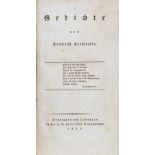 Friedrich Hölderlin. Gedichte. Stuttgart und Tübingen, Cotta 1826. Geprägter, dunkelgrüner