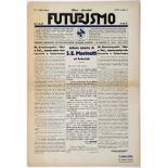 Futurismus - Futurismo. Dirretore: Mino Somenzi. An. I, No. 2, 4, 5, 6, 7, 10. Rom 1932. Sechs