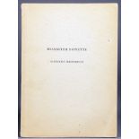 Albrecht Haushofer. Moabiter Sonette Ohne Ort, Verlag und Jahr [Berlin, Privatdruck 1945]. Bedruckte