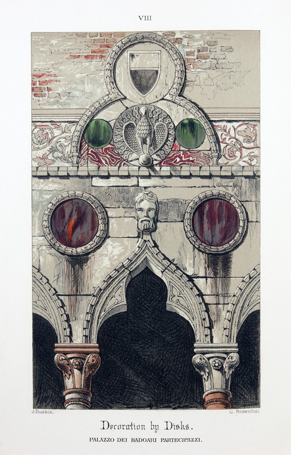 Architektur - John Ruskin. The Stones of Venice. Fifth Edition. Volume the First [] Third. The