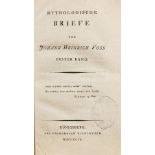 Johann Heinrich Voss. Mythologische Briefe. Erster [und] Zweiter Band. Königsberg, Friedrich