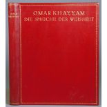 Edmund Dulac - Omar Khayyam. Die Sprüche der Weisheit. Deutsch von Hector G. Preconi. Bilder von