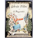 Lothar Meggendorfer. Lebende Bilder. München, Braun & Schneider [1879]. Mit acht kolorierten
