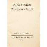 Oskar Kokoschka. Dramen und Bilder. Mit einer Einleitung von Paul Stefan. Leipzig, Kurt Wolff