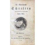 [Johann Wolfgang von] Goethe. Schriften. Erster Theil [bis] Vierter Band [in drei Bänden]. Mit