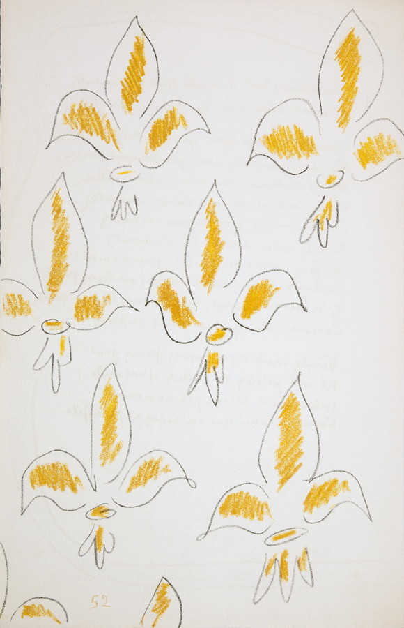Henri Matisse - Poèmes de Charles dOrleans manuscrits et illustrés par Henri Matisse. Paris, - Image 4 of 4