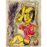 Marc Chagall. Aus: Cirque. Farblithographie. 1967. 42,2 : 32,1 cm. Aus der Auflage von 250