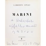 Marino Marini. Drei frühe Monographien mit eigenhändiger Widmung. 19361946. Alle mit Tafeln. Ein