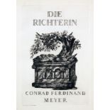 Avalundrucke - Conrad Ferdinand Meyer. Die Richterin. Mit siebzehn Radierungen von Alois Kolb.