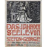 Stefan George. Das Jahr der Seele. Berlin, Verlag der Blætter für die Kunst 1897. Mit einer