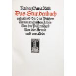 Insel Verlag - Rainer Maria Rilke. Das Stundenbuch, enthaltend die drei Bücher: Vom moenchischen