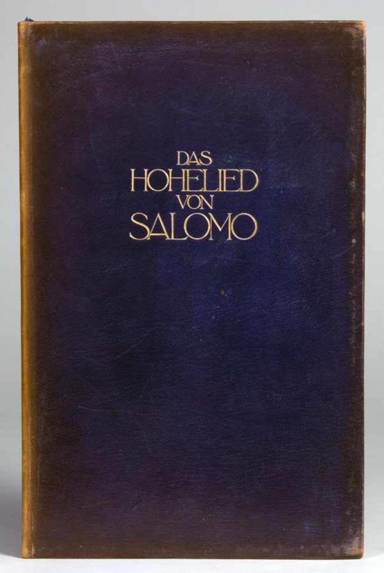 Ernst Ludwig-Presse - Das Hohe Lied von Salomo. Leipzig, Insel 1909. Mit illustriertem Doppeltitel - Image 2 of 2